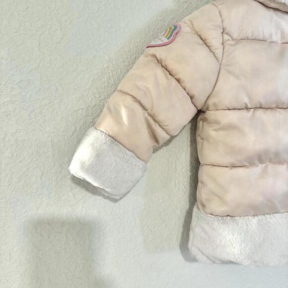 Jessica Simpson Pink Baby Girls' Puffer Jacket, Size 18M - Picture 6 of 11